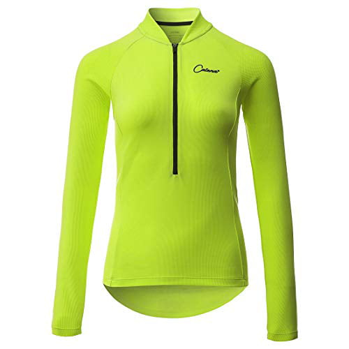Catena Womens Cycling Jersey Long Sleeve Shirt Running Top Moisture Wicking Workout Sports T-Shirt 